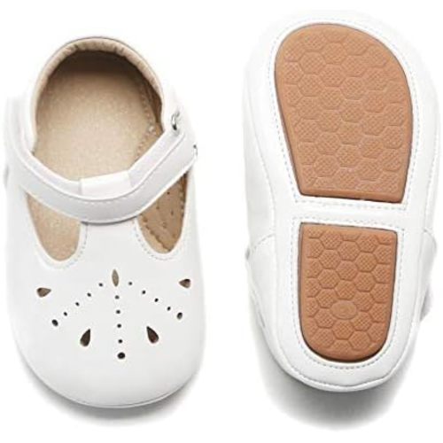 Felix & Flora Soft Sole Baby Shoes - Infant Baby Walking Shoes Moccasinss Rubber Sole Crib Shoes