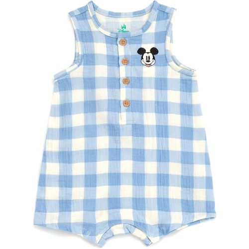 Disney Junior Baby Henley Romper Newborn to Infant Sizes (Newborn - 24 Months)