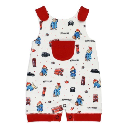 x Paddington Bear™ Sleeveless Organic Cotton Romper, 0-3m (7-12 lbs)