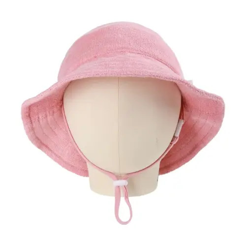 Bilbi Hat Towelling Dusky Pink | Baby Bunting AU