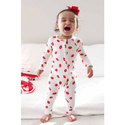 Valentine's Day Convertible Zip Rompers