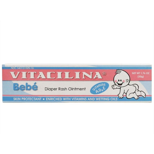 Vitacilina Bebe Unguento para la Irritación Del Pañal, Protección de la Piel para Bebés, Tubo de 1.76 oz es elegible para HSA/FSA