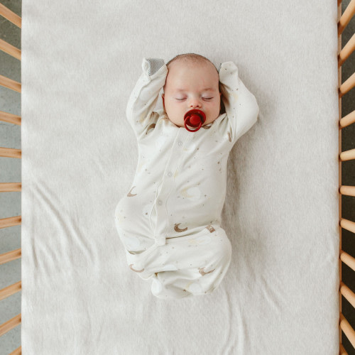 Goumi Kids 24hr Convertible Sleeper Baby Gown - Luna, 0-3 M