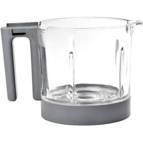 BEABA Babycook Neo Baby Food Maker Replacement Glass Bowl, 5.2 Cup Capacity, Holds 34 Servings, Cloud
