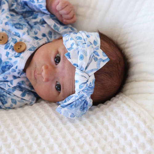 Betsy's Blooms Knit Large Bow Headwrap