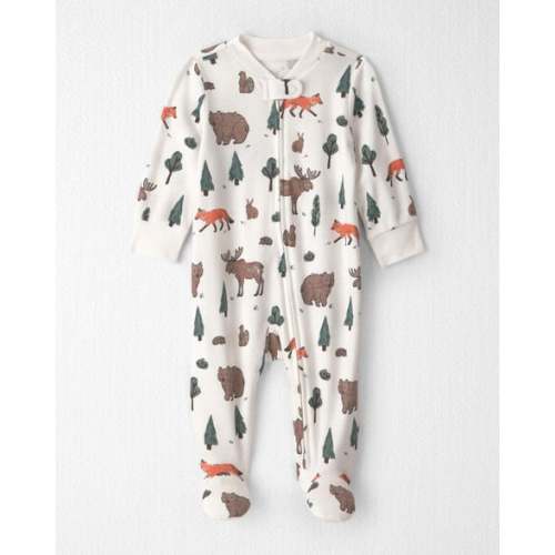 Baby Organic Cotton Sleep & Play Pajamas in Woodland Creatures - Little Planet | Carter's