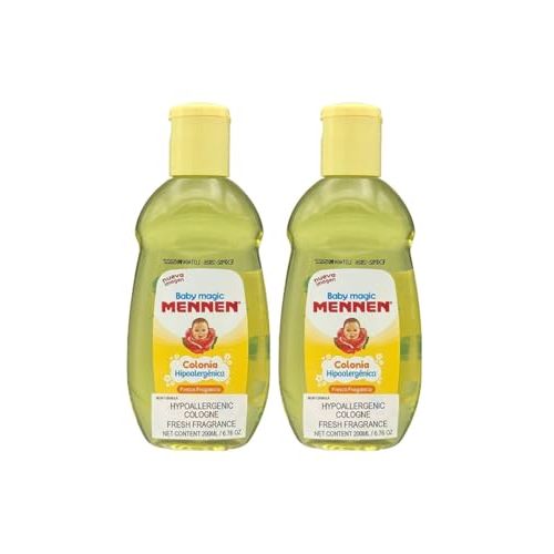 Baby Magic 2 Mennen Cologne 6.76 Fl Oz (2 Colonias Mennen Para Bebe 200 Ml)
