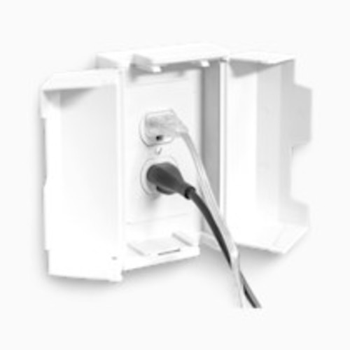 Jool Baby Electrical Outlet Child Safety Cover Box (2 Pack) - White