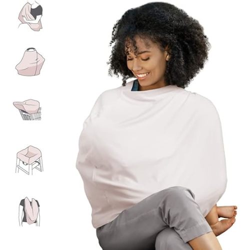 Munchkin® Milkmakers® 5-in-1 Nursing Cover, Pale Peach