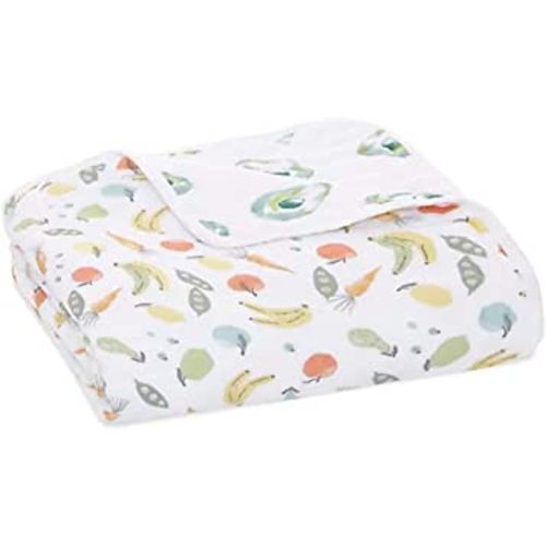 aden + anais Essentials Dream Blanket, Muslin Baby Blankets for Girls & Boys, Ideal Lightweight Newborn Nursery & Crib Blanket, Shower & Registry Gift, Farm to Table