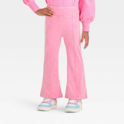 Grayson Mini Toddler Girls' French Terry Flare Leggings - Pink 12m