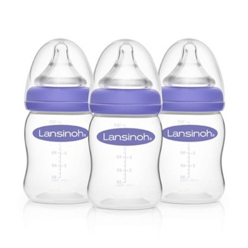 Lansinoh mOmma Feeding Bottle with Natural Wave Nipple 5 fl oz 3ct