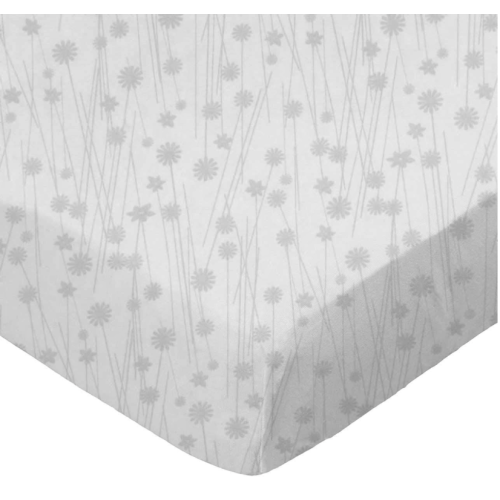 Maxi Cosi Swift Play Yard Sheets |Grey Floral Stems