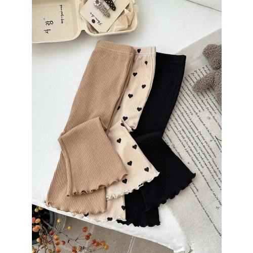 LMoss Kids Newborn Baby Girl 3 PiecesCasual Mid-Waist Flare Pants Set Baby Girl Flare Pants Baby Girl Leggings Fashion | SHEIN USA