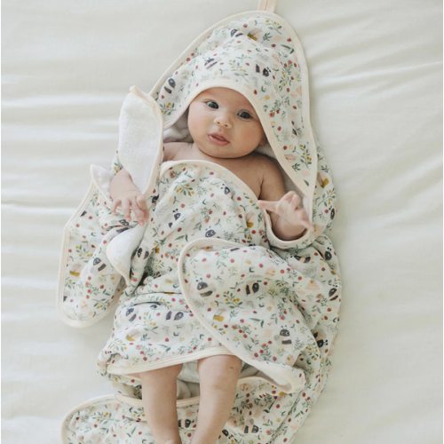 Hooded Towel Set - Bumble Bees