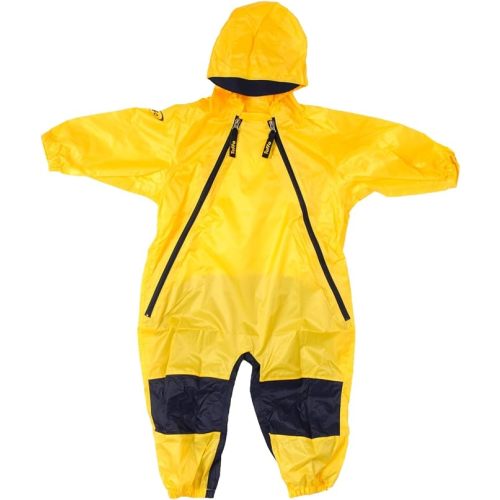 Tuffo Muddy Buddy Kids Waterproof Rain Suit One-Piece Coverall, Dual Zippers, Sealed Seams, Reinforced Knees – Boys & Girls