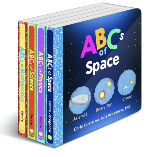 Baby University ABC's Board Book Set: A Scientific Alphabet for Toddlers 1-3