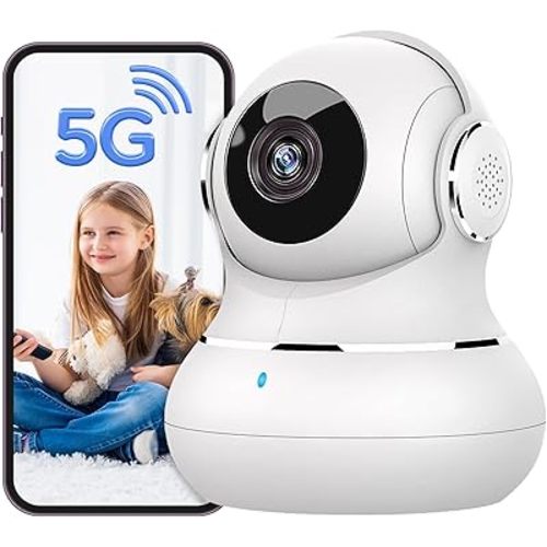 litokam 5MP Indoor Security Camera, 5G/2.4G WiFi Home Security Cameras with Phone App, Pet Cam for Baby Monitor with AI Motion Detection & 2-Way Audio, Night Vision, Compatible with NVR/Alexa