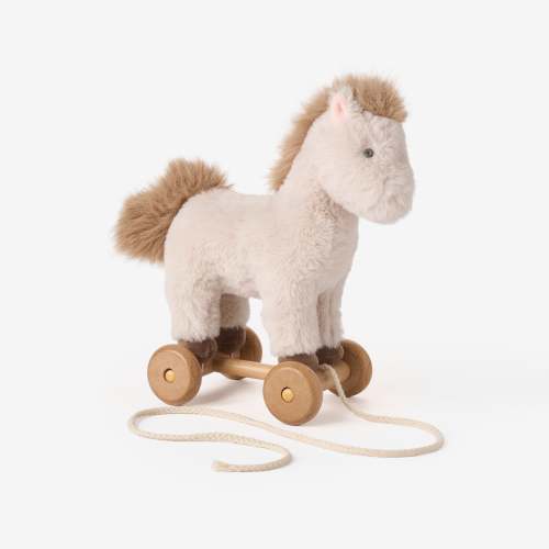 Plush Pony Pull Toy – Elegant Baby
