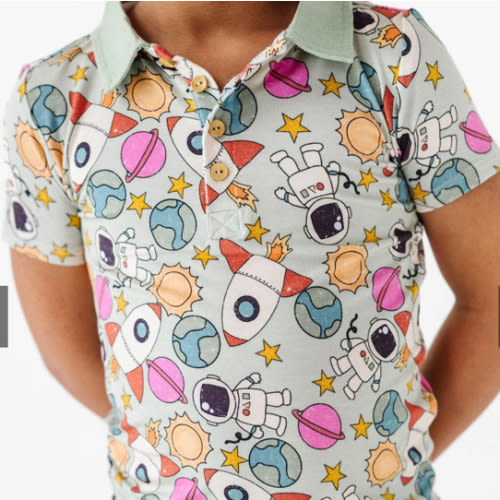 No Space to Go Bamboo Polo