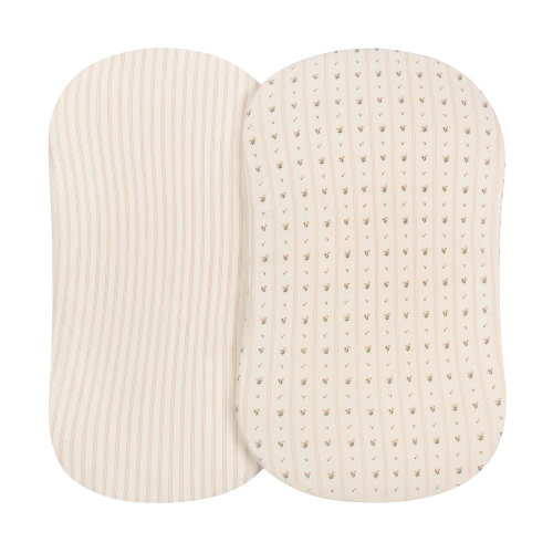 Linear Floral Bassinet Sheet Set – Ely's & Co.