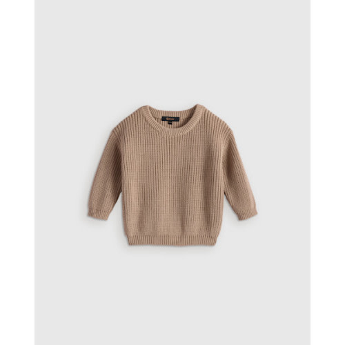 100% Organic Cotton Fisherman Tunic Sweater in Agave