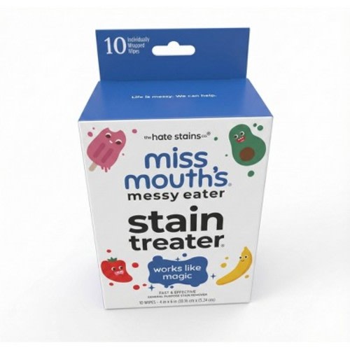 Miss Mouth's Messy Eater Stain Treater Wipes - 10ct