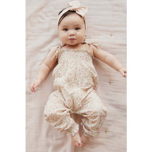 Organic Cotton Summer Playsuit - Fifi Floral – Jamie Kay USA