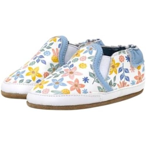 Robeez Baby Girls and Unisex Soft Soles Slip-Resistant Crib Shoes Slippers for Infant and Toddler, 0-24 Months