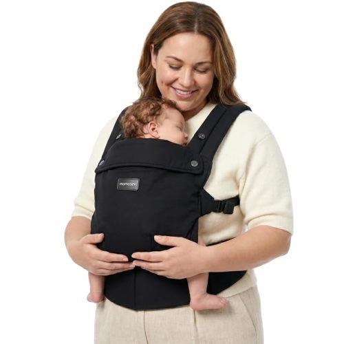 Momcozy PureHug Baby Carrier - Ergonomic, Cozy and Lightweight (Plus Size)