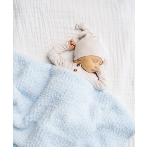 Chenille Blanket - Sky Blue - Small & Large