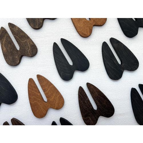 Wooden Deer Tracks | Set of 2 | Deer Footprints | Wood Animal tracks | Deer Nursery Decor | Deer Wall Art |