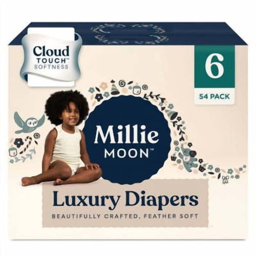Millie Moon Luxury Disposable Diapers - Select Size and Count