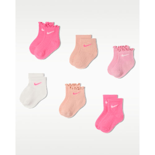 Nike Baby Textured Ankle Socks (6 Pairs). Nike.com