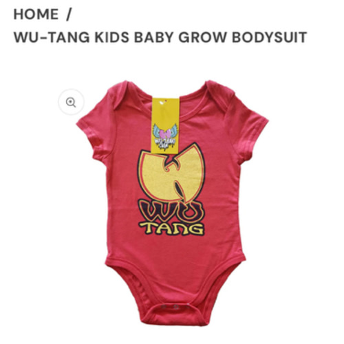 Wu-Tang Kids Baby Grow Bodysuit