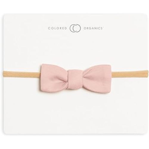 Colored Organics KENDI Dainty Bow Headband - Ballet
