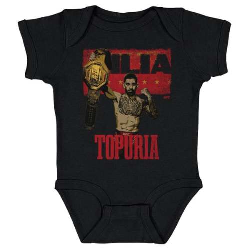 Infant 500 Level Black Ilia Topuria El Matador Belt Bodysuit