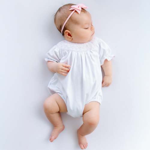 Lizzie's Classics Bishop Short Sleeve Bubble - Pink