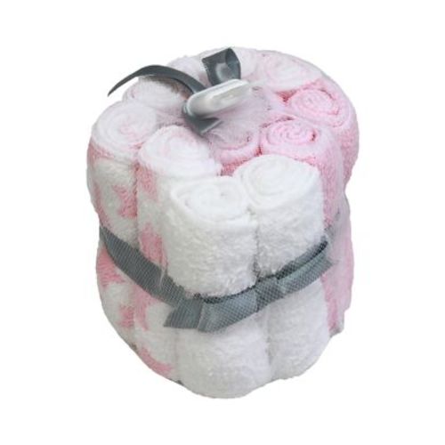 Baby Girls 12 Washcloths Gift Set