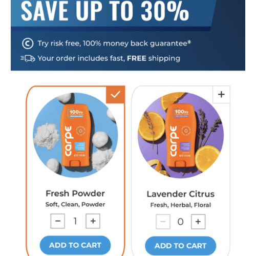 carpe deodorant