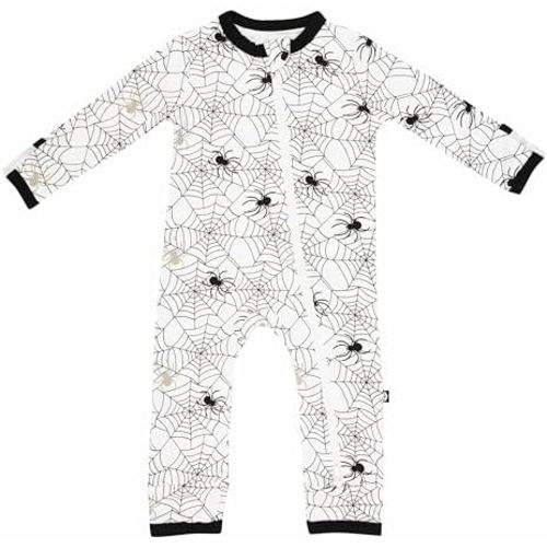 KYTE BABY Unisex Rayon Made From Bamboo Zippered Rompers 0-24 Months