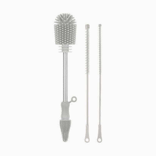 Haakaa Silicone Cleaning Brush Kit - Grey