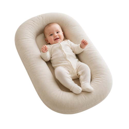 Baby Lounger for Newborn, Soft Care Cushion, Portable Support Pillow, Soft Comfort Cushion