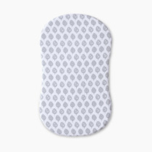 Halo Bassinest Fitted Sheet - Grey Leaf