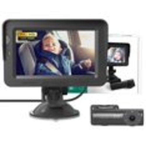 Baby Car Camera,4.3" HD Display Baby Car Mirror with Night Vision Feature,Wide Clear View