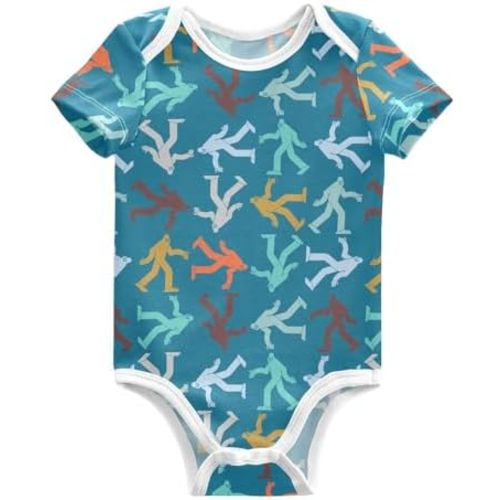 Unisex Baby Short Sleeve Bodysuits Boy Girl Cotton Newborn Outfit Clothes 0-24 Months