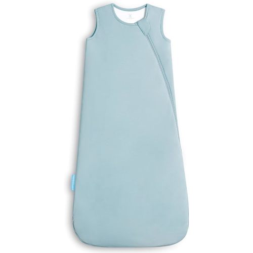 Ultra-Soft Sleep Sack, 1.0 TOG Rayon Made from Bamboo Wearable Blanket Baby, Baby Sleeping Bag with 2-Way Zipper