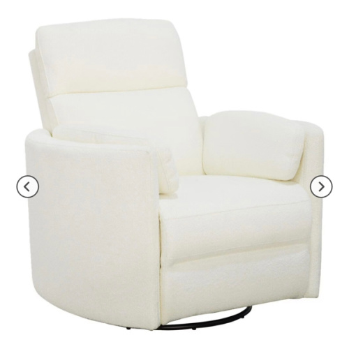 Simeon Collection Power Swivel Glider Recliner in Revel Oyster