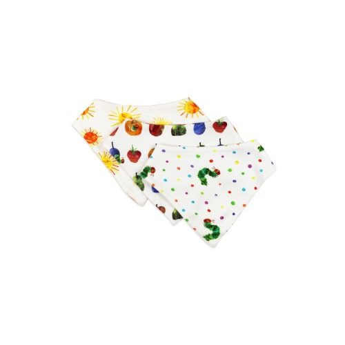 Assorted 3-Pack Organic Cotton Bandana Bibs