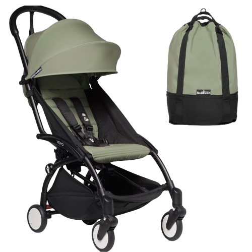 Stokke YOYO3 Complete Stroller w/ Yoyo Bag- Olive/Black